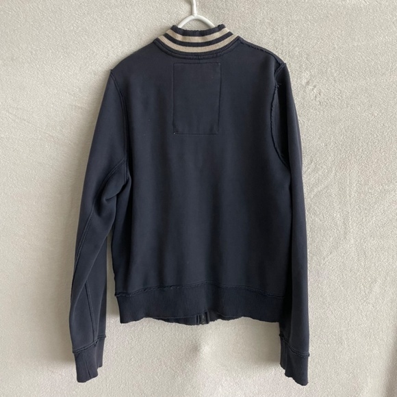 VINTAGE Abercrombie & Fitch Muscle Jacket Mens Large Distressed Full Zip. - Picture 2 of 6